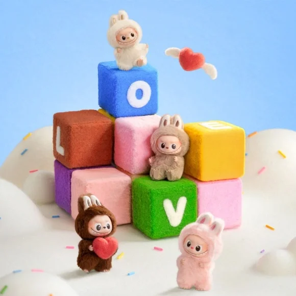 "V" CONFIRMED - MONSTERS Pin for Love Series-Vinyl Plush Pendant Blind Box - Picture 6 of 6